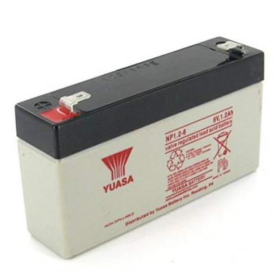 YUASA NP1.2-6 6V 1.2Ah 全新鉛酸電池